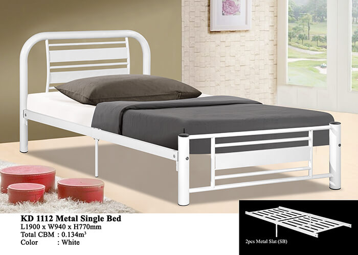 KD 1112 Metal Single Bed
