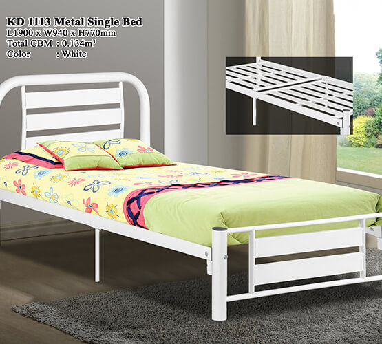 KD 1113 Metal Single Bed