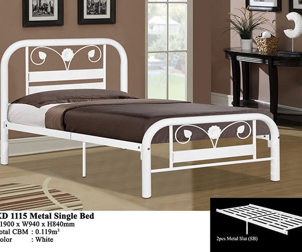KD 1115 Metal Single Bed