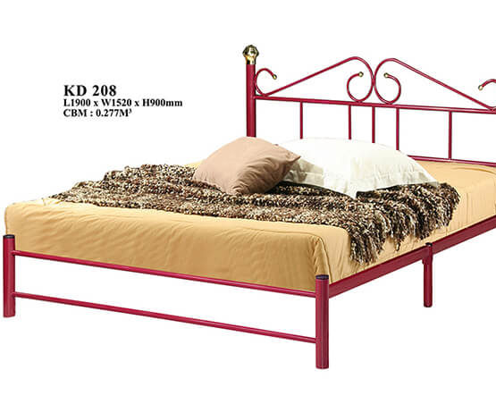 KD 208 Metal Queen Bed