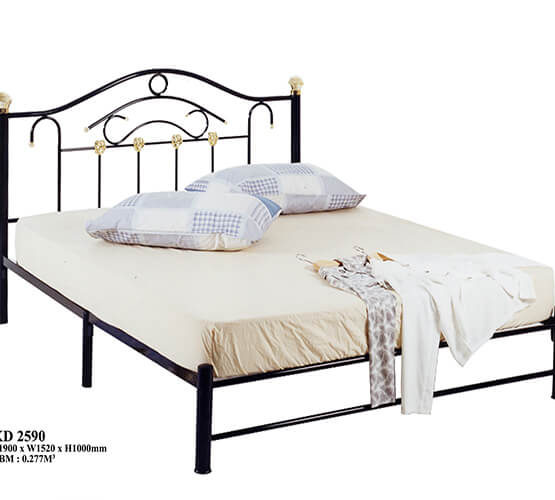 KD 2590 Metal Queen Bed