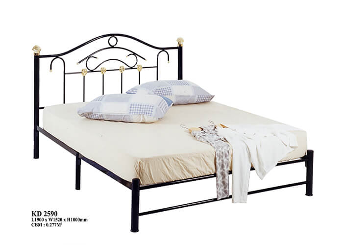 KD 2590 Metal Queen Bed