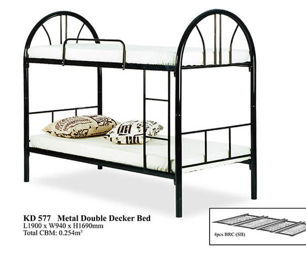 KD 577 Metal Double Decker Bed