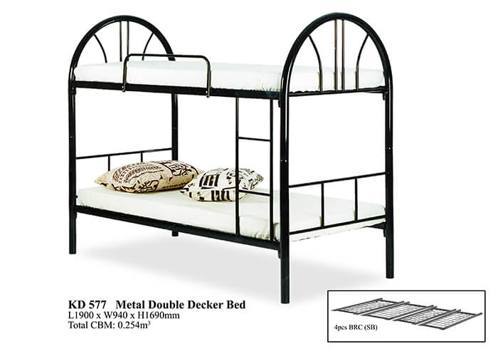 KD 577 Metal Double Decker Bed