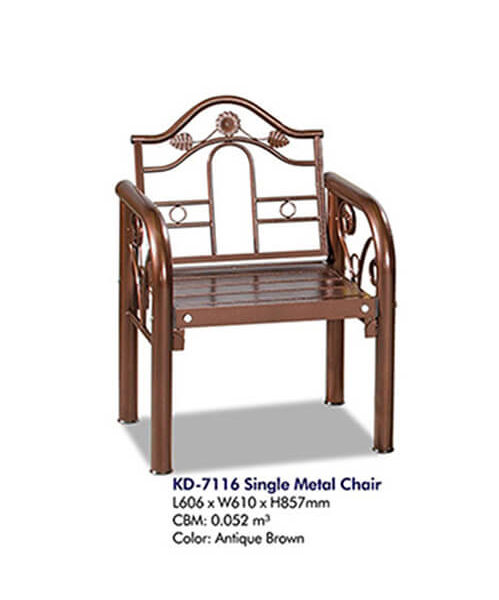 KD 7116 Single Metal Chair