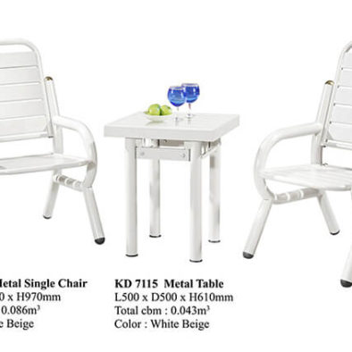KD 7120 Metal Chair Set