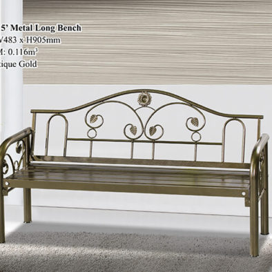 KD 7945 Metal Long Bench
