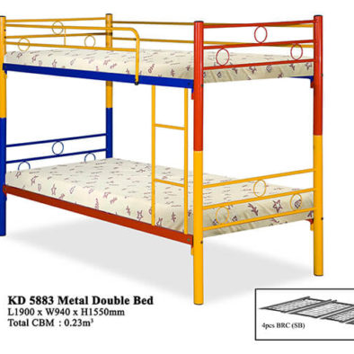KD 5883 Metal Double Bed